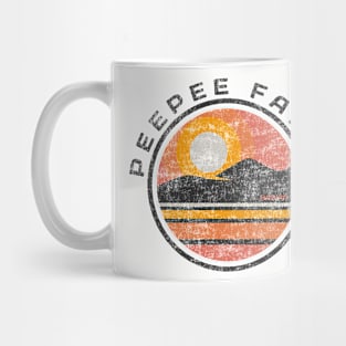 Peepee Falls, HI - Golden Hour (Distressed) Mug